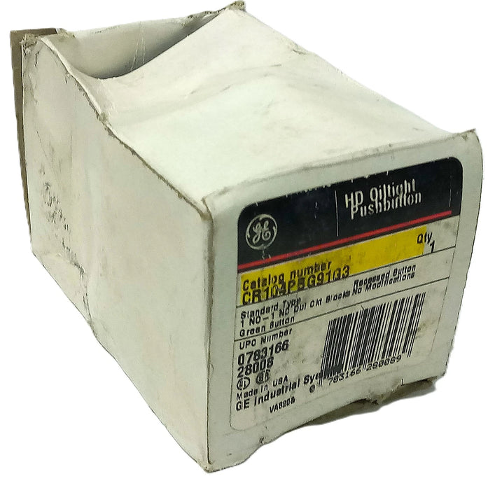 GE CR104PBG91G3 Green Recessed Pushbutton