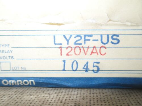 1 LOT OF 50 OMRON LY2F-US 120VAC RELAYS