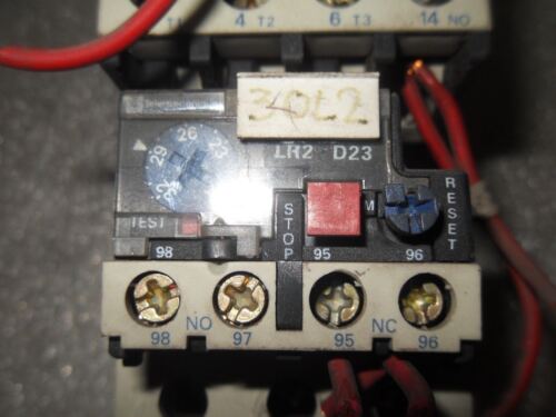 1 TELEMECANIQUE LC1 D25 10 CONTACTOR W/ LR2-D2353 & LA1-DN20