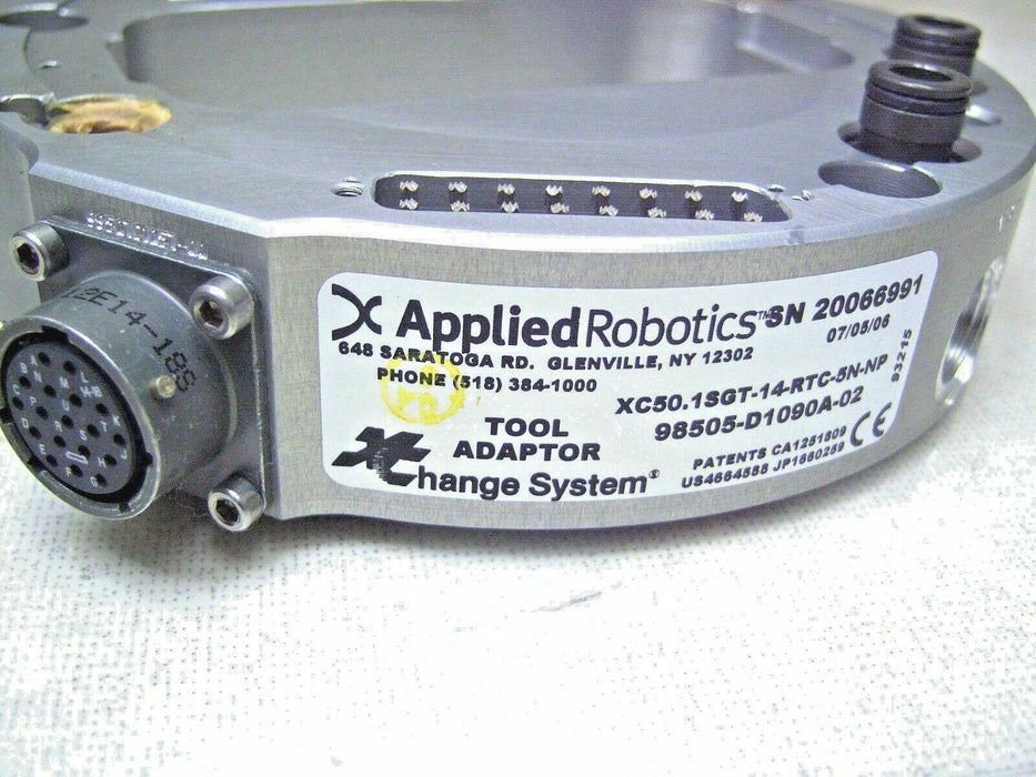 Applied Robotics Tool Adapter Change System Xc50.1Sgt-14-Rtc-5N-Np