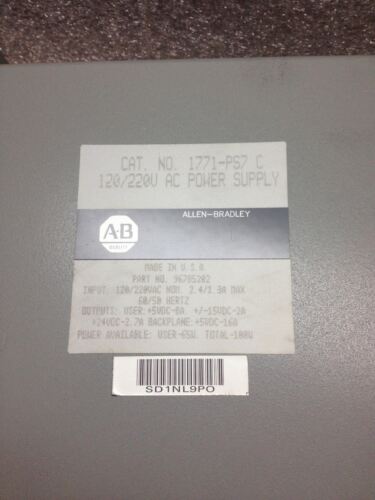 Allen-Bradley 1771-PS7 Power Supply