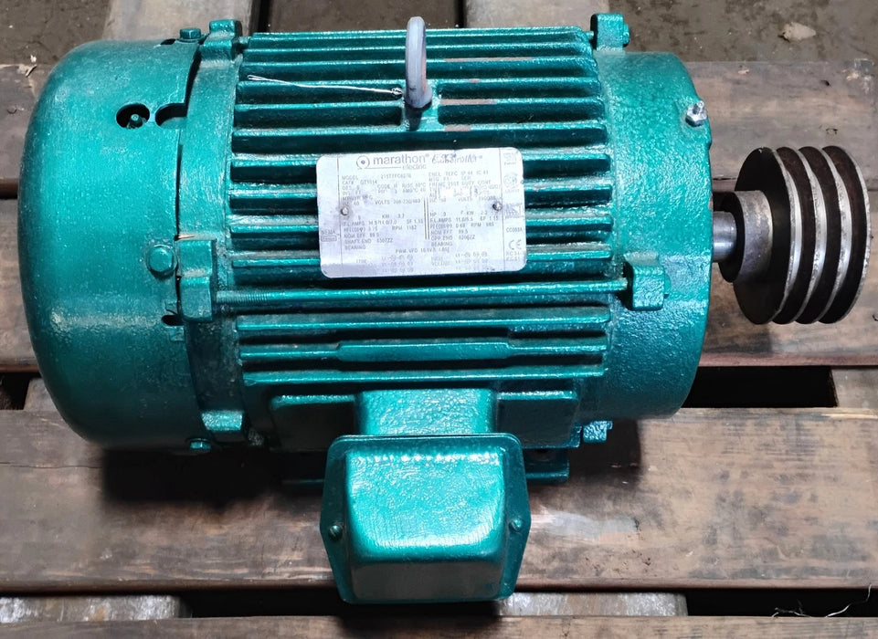 Marathon GT1014 230/460 V 5 HP 1182 RPM Globetrotter Motor