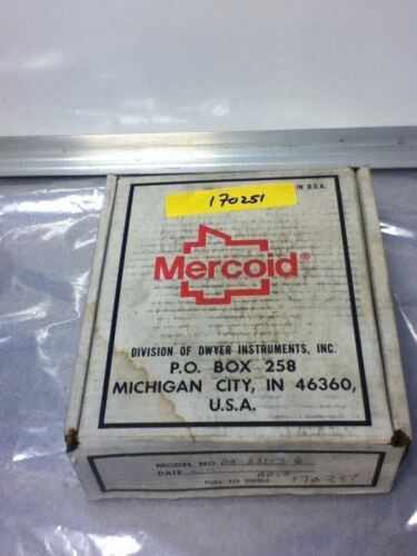 MERCOID CONTROL DA-531-3-6 PRESSURE SWITCH