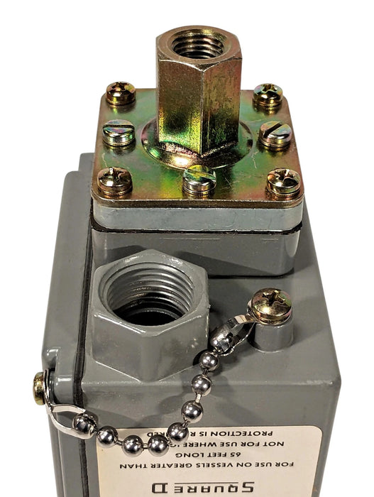 Square D 9012-GDW-5 Ser C 600 V AC/DC 3-150 psig Machine Tool Pressure Switch