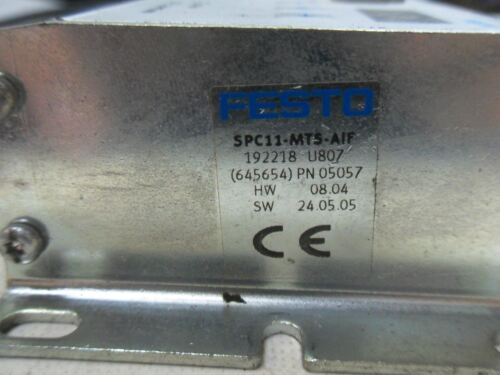 1 Festo SPC11-MTS-AIF POSITION CONTROLLER
