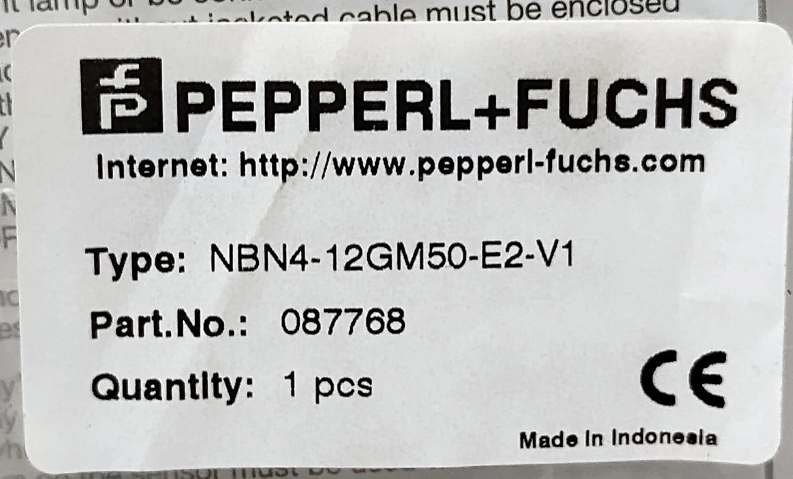 Pepperl Fuchs NBN4-12GM50-E3-V1 6-36 V DC Inductive Proximity Sensor