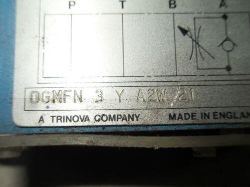 1 VICKERS DGMFN-3-Y-A2W-B2W-21 CONTROL VALVE