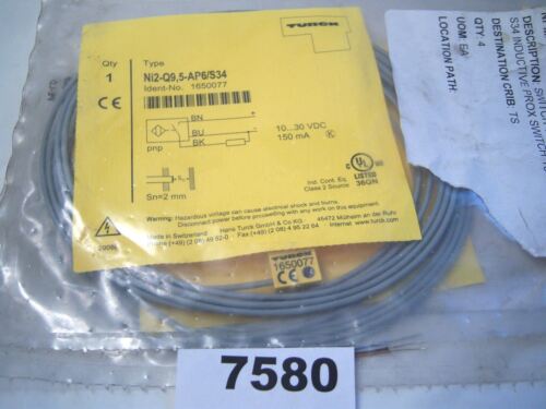 Turck Proximity Sensor Ni2-Q9,5-Ap6/S34 Valve Position