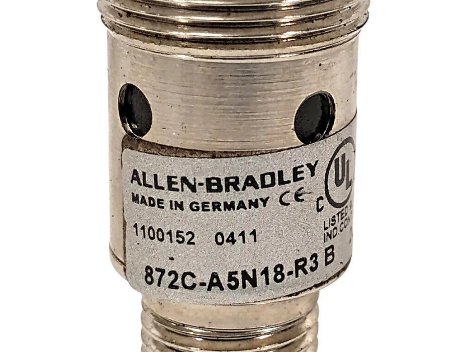 Allen-Bradley 872C-A5N18-R3 Ser B 20-250 VAC Shielded Inductive Proximity Sensor