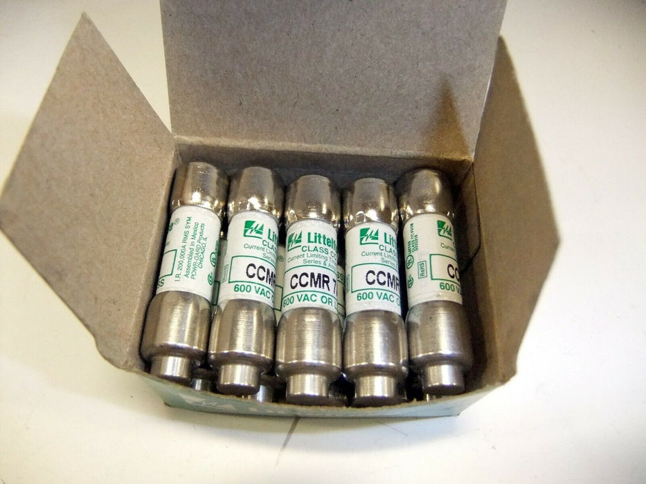 Box of 7 Littelfuse Midget Fuses CCMR6