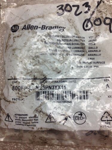 Allen-Bradley 800FP-LSM25PN3YX11 Selector Switch
