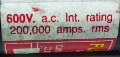Bussmann FRS-R-2 600 V AC 2 A Class RK5 Current-Limiting Time-Delay Fuse