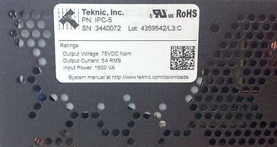 Teknic IPC-5 75 V DC 350 W Intelligent Power Center Power Supply