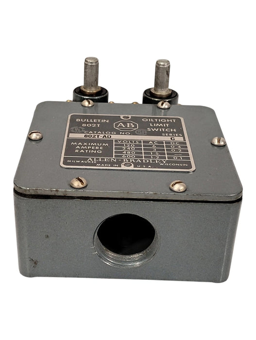 Allen-Bradley 802T-AD Series C 600 V AC 10 A Dual Rotary Gear Limit Switch