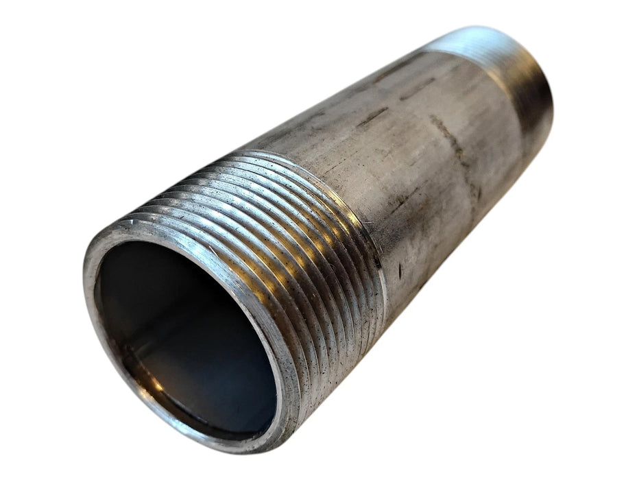 Merit Brass 6020-450 1-1/4" x 4-1/2" L MNPT Sch 40 316 SS Pipe Nipple