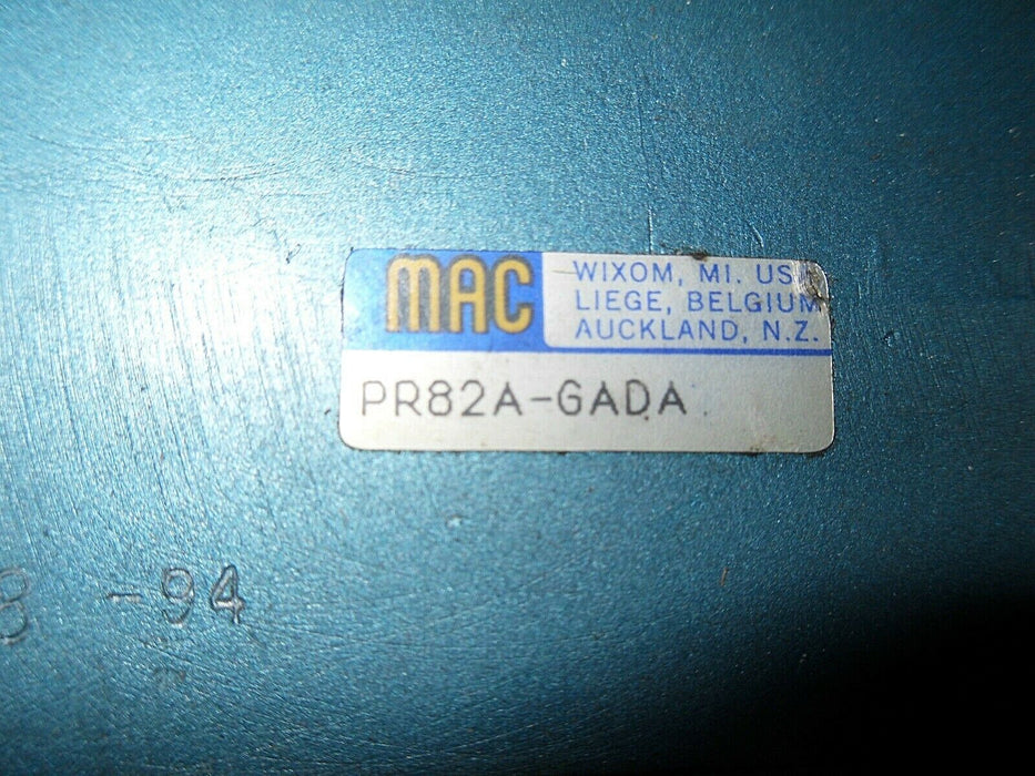 MAC VALVE 82A-BC-000-TM-DAAP-1DK w/ PR82AGADA Pressure Regulator