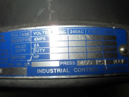 1 MAGNETROL XF50-4A2B-AAE SOLENOID VALVE 400 PSI