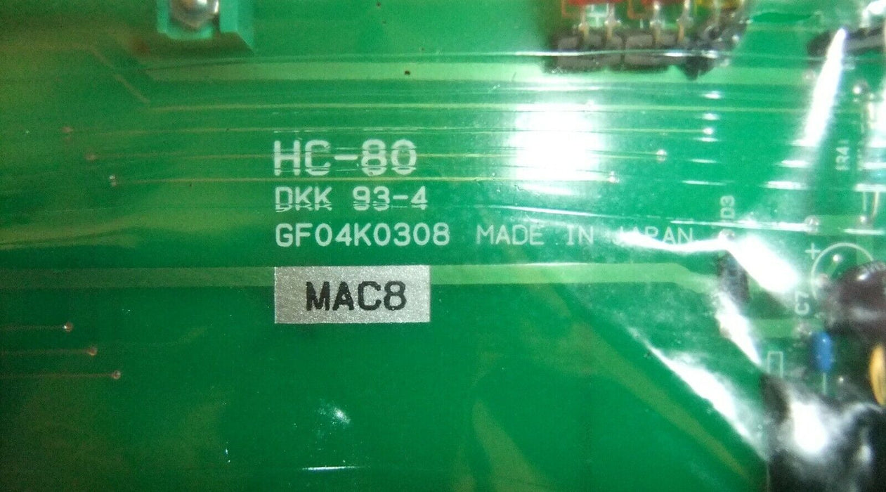 Denko HC-80 Control Board GFO4K0308
