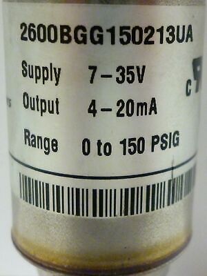 Gems 2600BGG150213UA Pressure Transducer