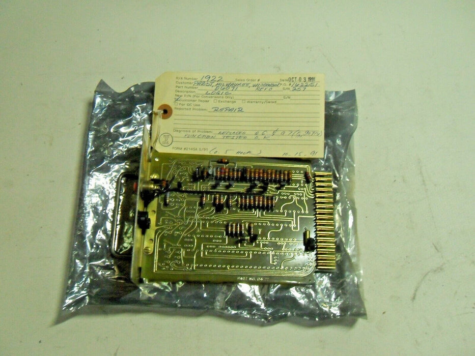 Industrial Dynamics 04177 Logic Panel 06071