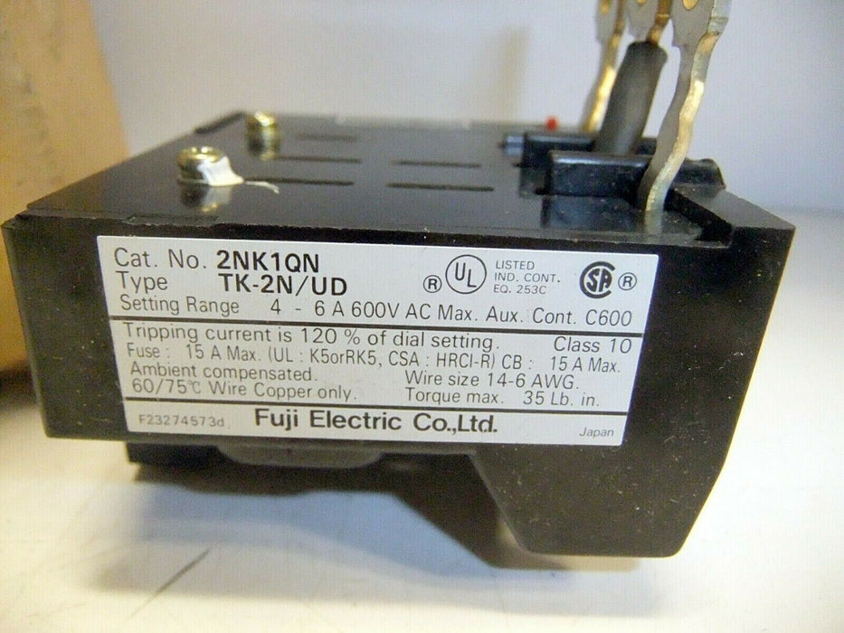 Fuji Overload Relay TK-2N/UD 2NK1QN