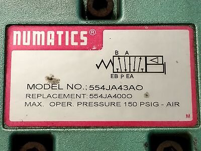 Numatics 554JA43AO Valve