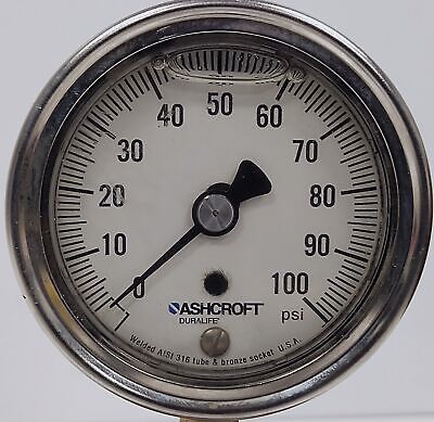 Ashcroft 100 316 SS Pressure Switch with Pressure Gauge