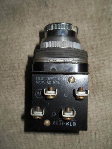Allen-Bradley 800T-K1B Ser A Selector Push Button Switch