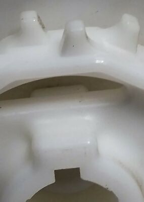 2 Habasit M2511-12 4 " Polypropylene Conveyor Sprocket for Raw Food w/ 12 teeth