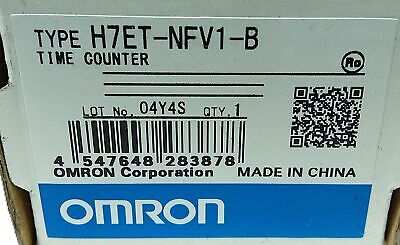 Omron H7ET-NFV1-B 7 Digit Self-Powered Time Counter