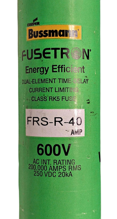 Bussmann FRS-R-40 600 V AC 40 A Current-Limiting Time-Delay Fuses