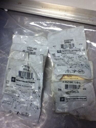 LOT OF TELEMECANIQUE CONTACT BLOCKS