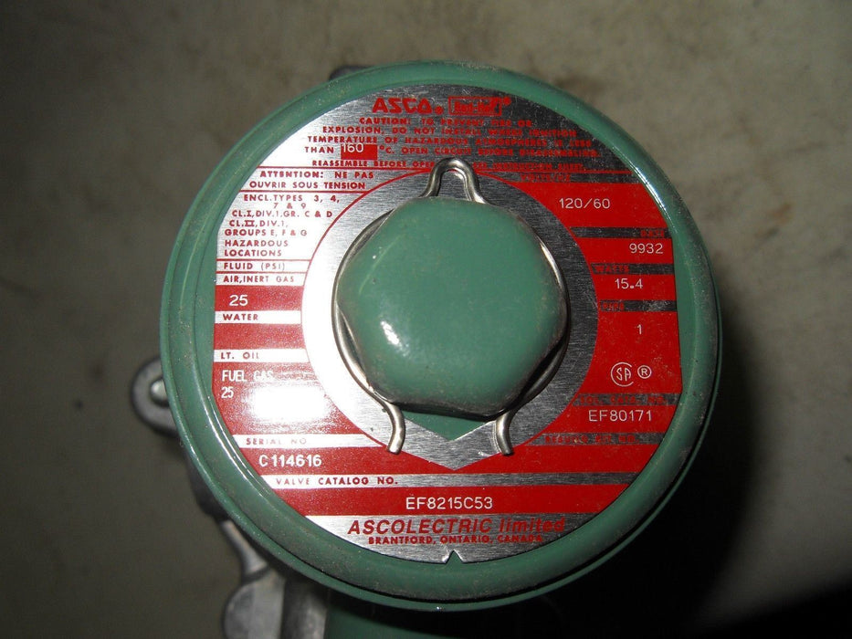 ASCO EF8215C53 2-WAY Solenoid Valve