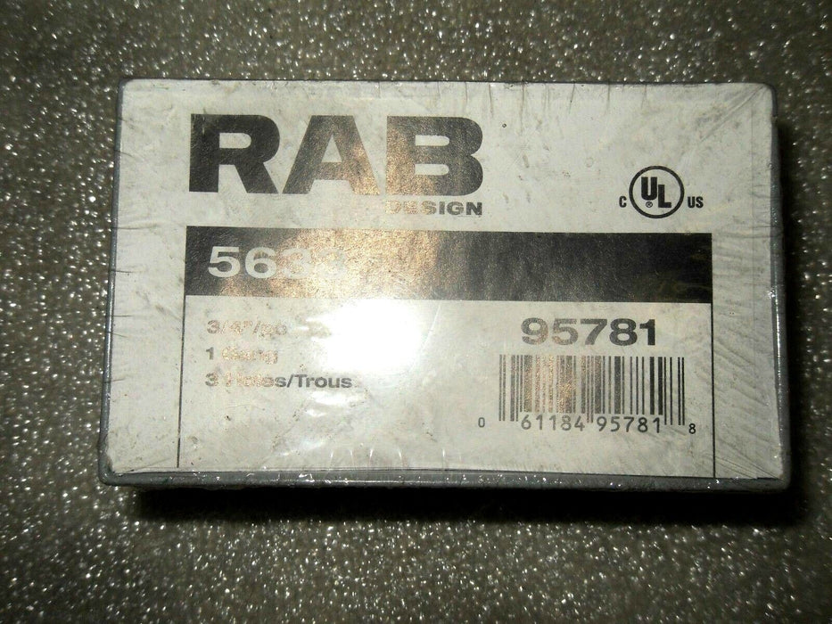 Rab Design 5633 3 Hold 3/4"/Po 1 Gang Enclosure