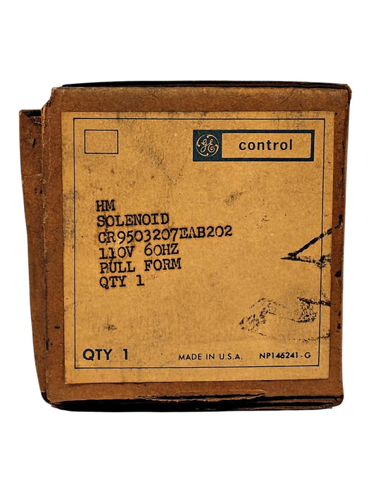 GE CR9503207EAB202 110 V AC Pull-Type Linear Solenoid