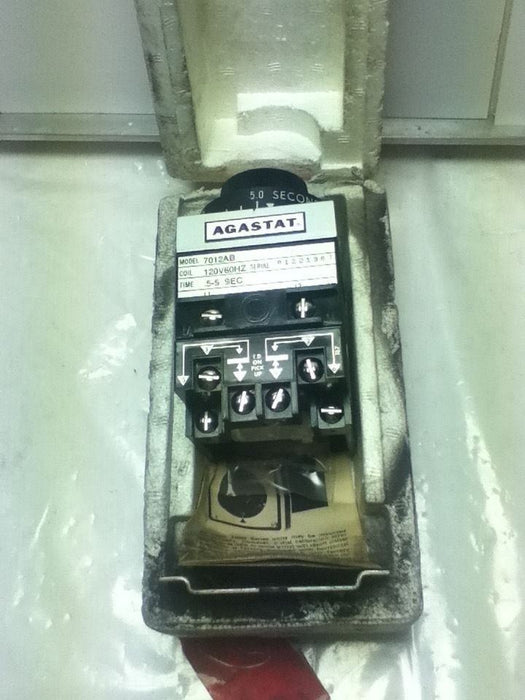 Agastat 7012AB 110/120 V AC 0.5-5 Second On-Delay Time Delay Relay