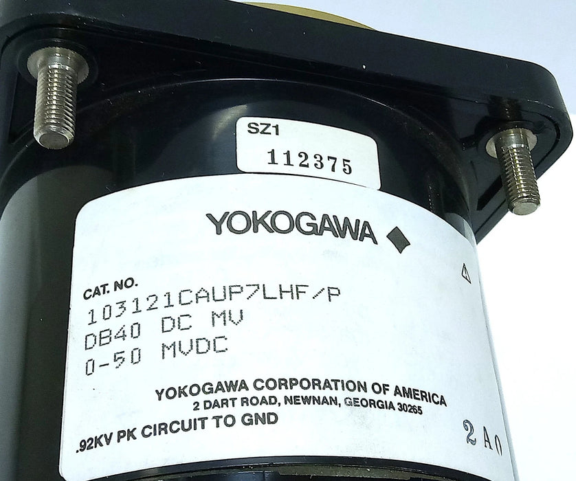 Yokogawa 103121CAUP7LHF/P 0-6000 DC Amperes Panel Meter