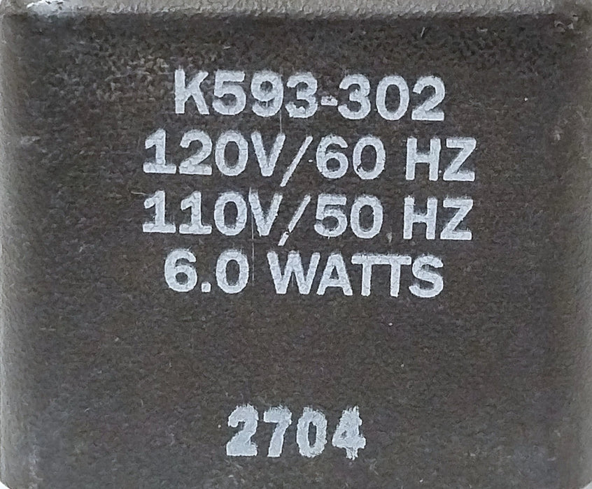 Parker K593-302 110/120 V AC 6.0 W Coil with Indicator Light for Solenoid Valve