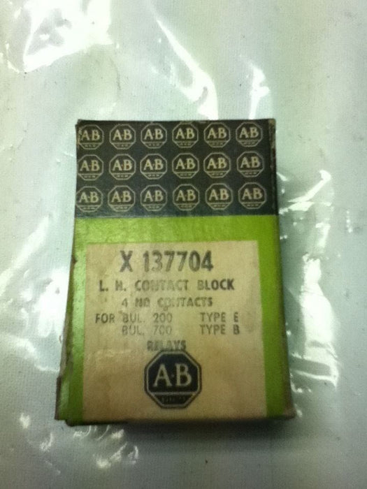 6 Allen-Bradley X-137704 Contact Blocks