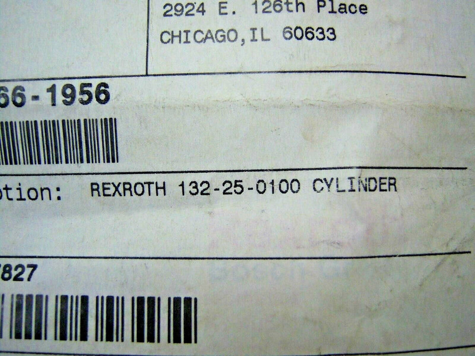 Rexroth Cylinder 132-25-0100