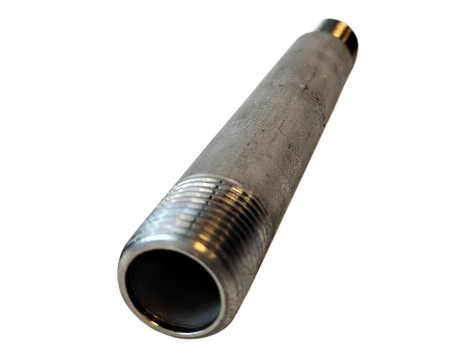 Merit Brass 4008-550 1/2" x 5-1/2" L MNPT Sch 40 304 Stainless Steel Pipe Nipple
