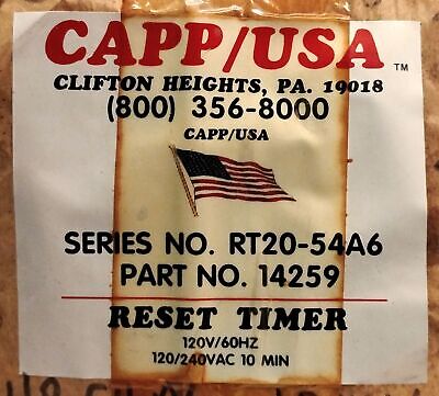 Eagle Signal CAPP USA HP54A6 CycleFlex 120 V AC 0-10 Minute Reset Timer