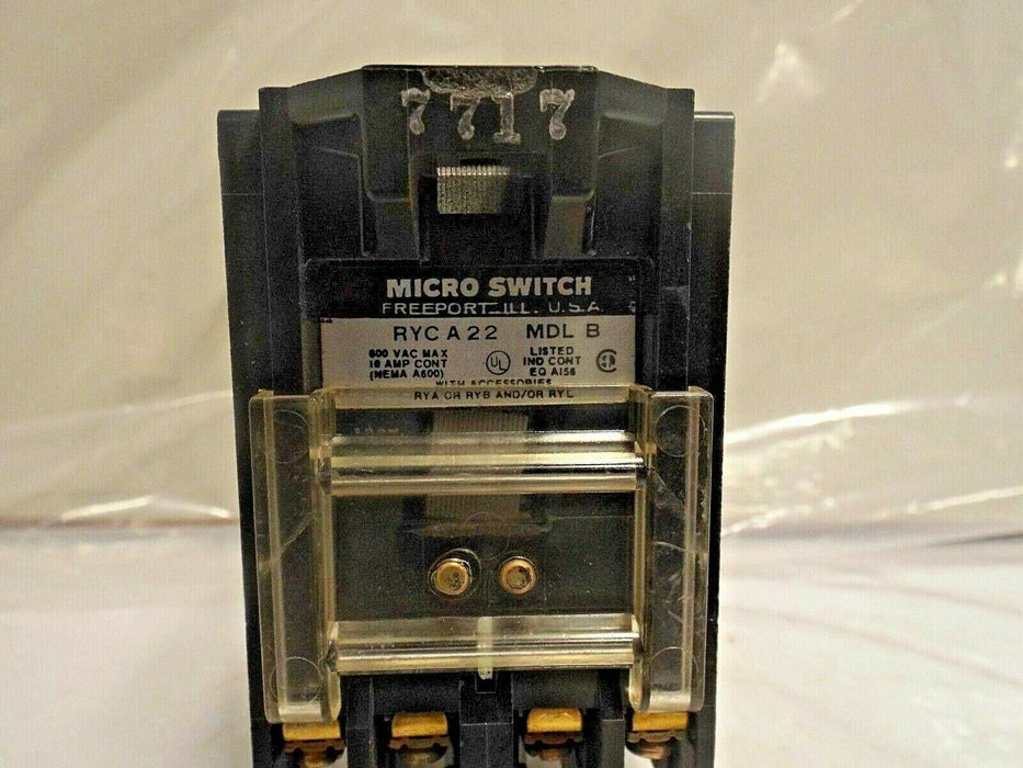 MICRO SWITCH RELAY RYC A 22