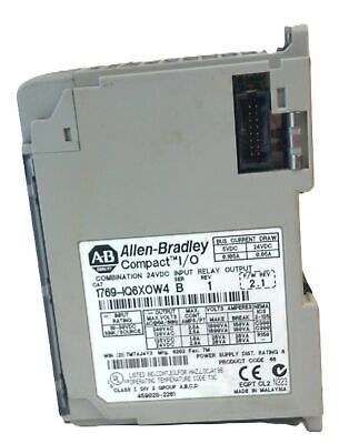 Allen-Bradley 1769-IQ6XOW4 Ser B Rev 1 F/W Rev 2.1 PLC Input/Output Module