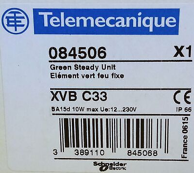 Telemecanique XVB-C33 12...230V 10W Green Steady Stacklight No bulb