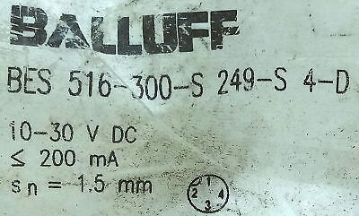 Balluff BES 516-300-S249-S4-D 122731 10-30 V DC Inductive Proximity Sensor