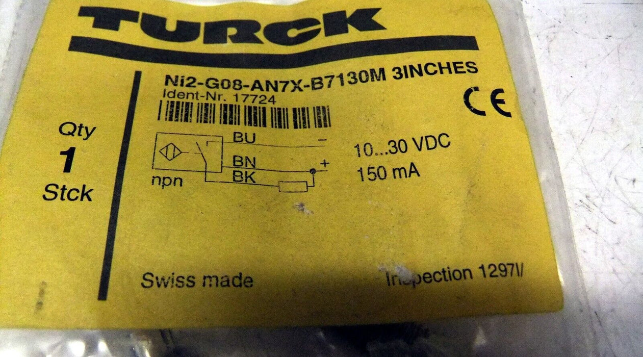 Turck NI2-G08-AN7X-B7130M Proximity Sensor