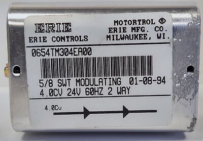 Erie Controls 0654TM304EA00 MOTORTROL Solenoid Valve