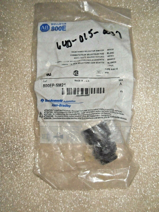 Allen-Bradley 800EP-SM21 Maintained Selector Switch