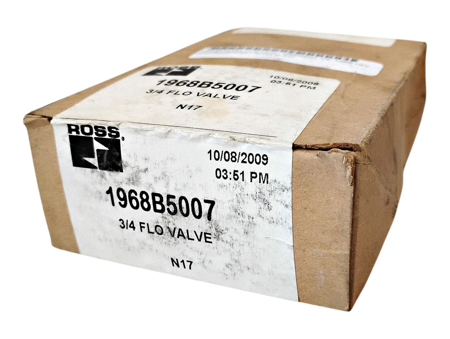 ROSS 1968B5007 3/4" NPT FLO VALVE Heavy Duty Flow Control Valve